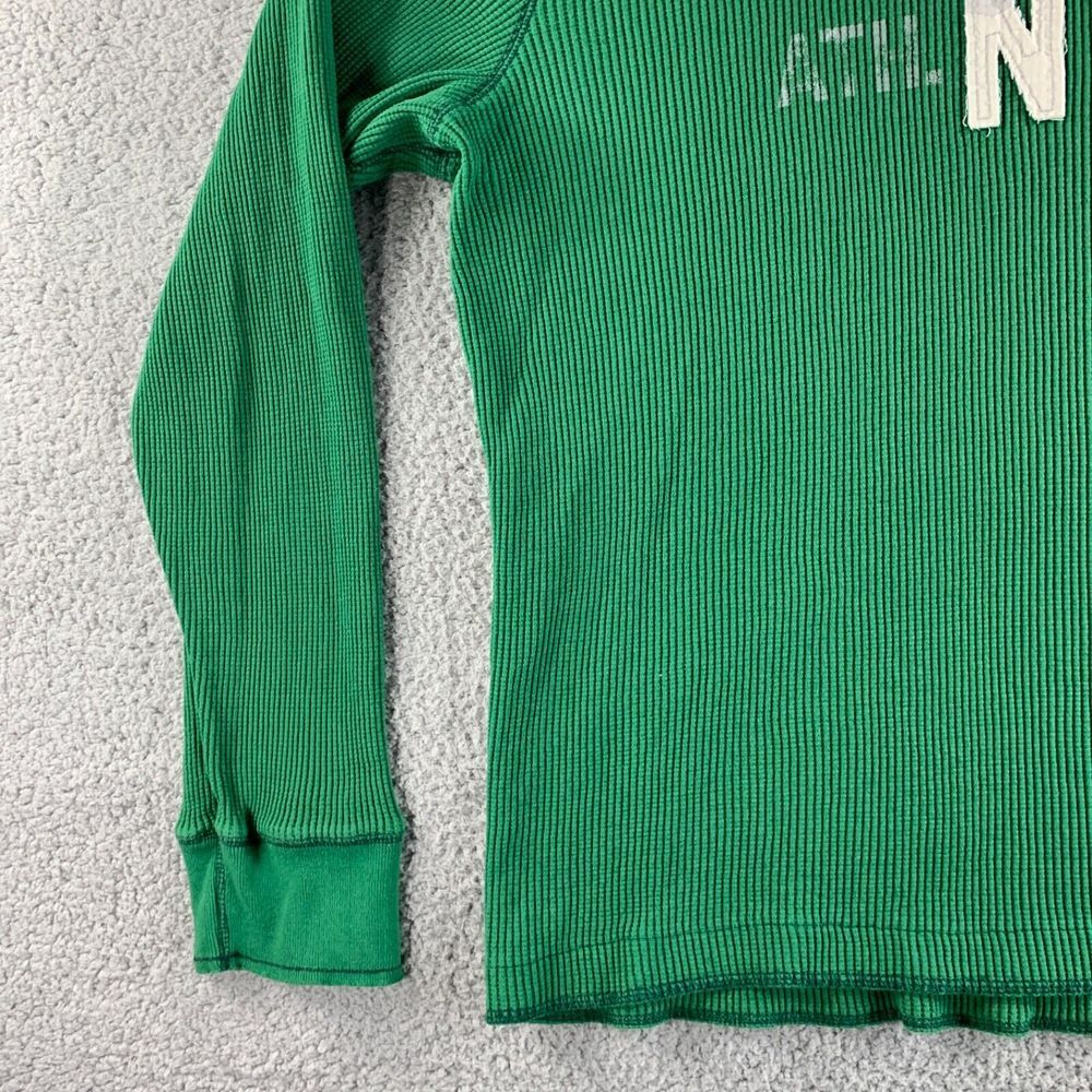 NEW Aeropostale T Shirt Mens 3XL Green Thermal Waffle Knit Pullover Heavyweight - Picture 7 of 16